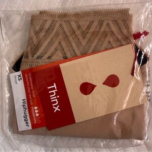 THINX Hiphugger Period Underwear Beige XS